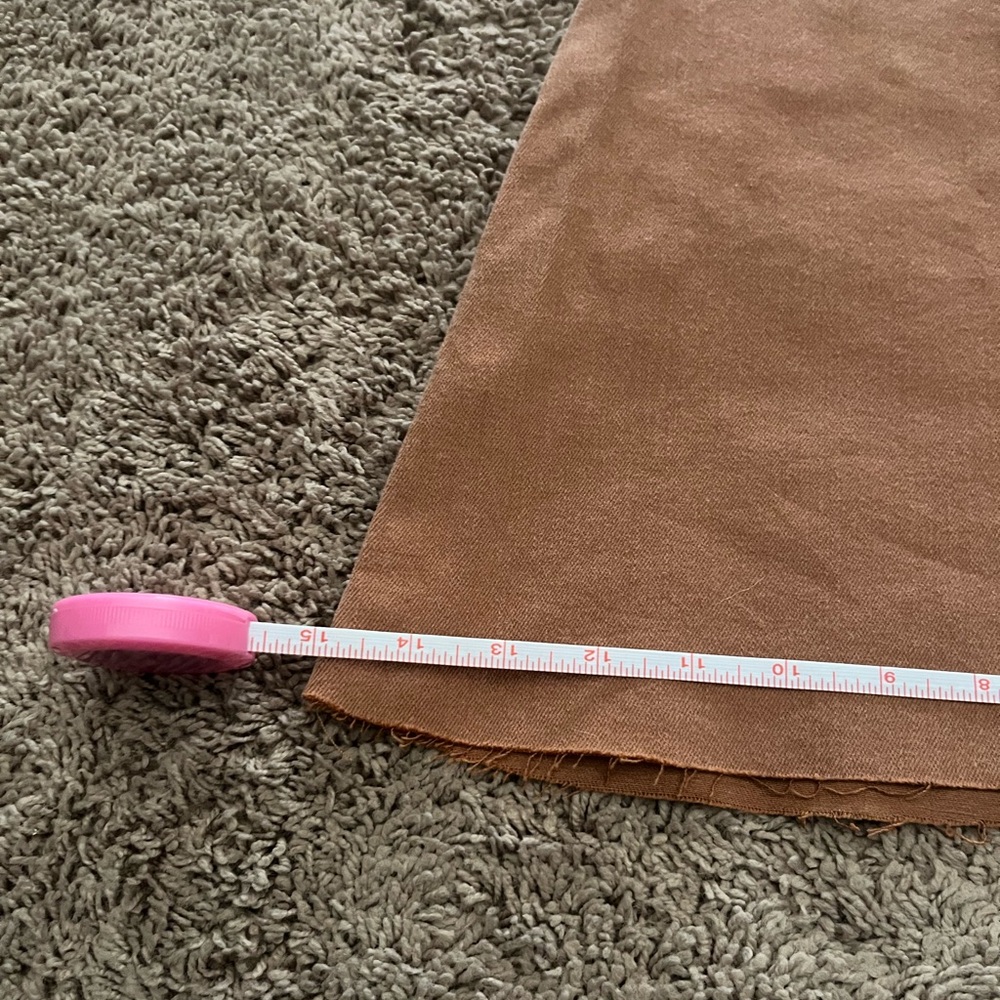 NWT Mid-Rise Flare Pants in Brown - Picture 3 of 11